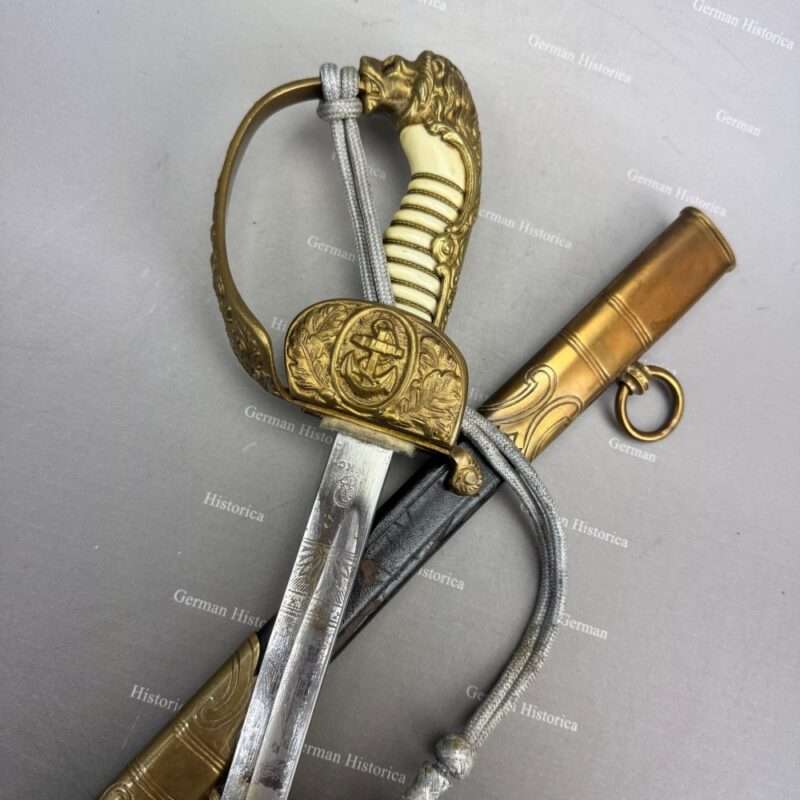 Kriegsmarine Säbel WKC Orden Marine German Historica Kriegsmarine Mützenband Verw Militaria Hansen Kiel, Rendsburg 6312