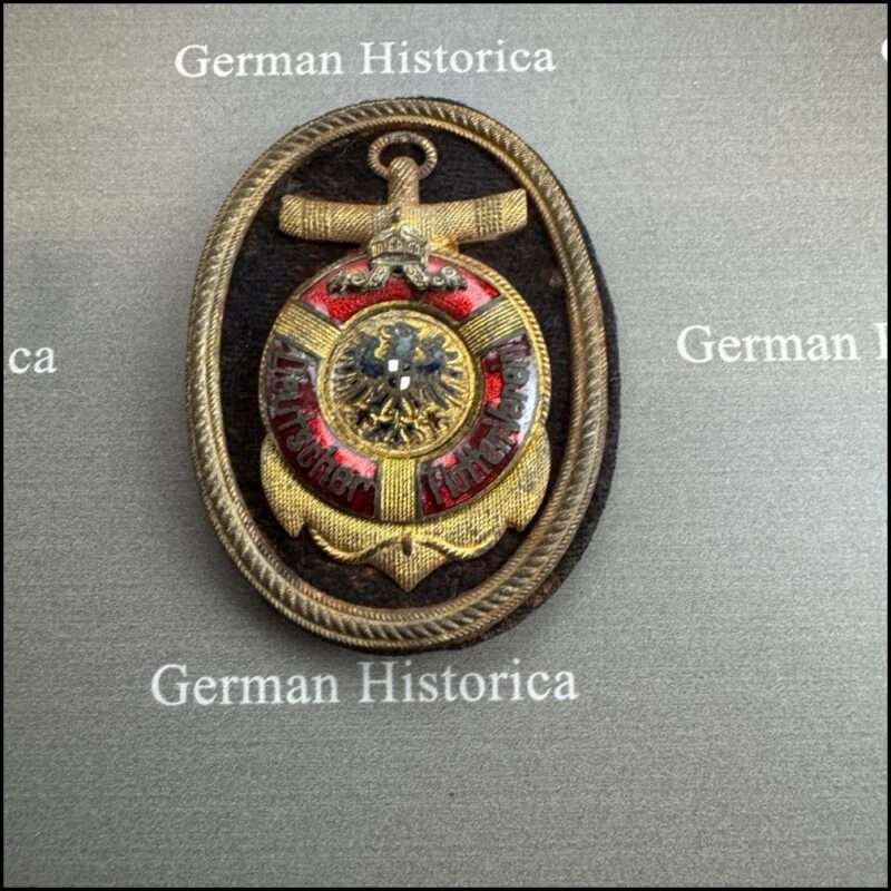 NS Rendsburg Kiel Ritterkreuz Junker German Historica Kriegsmarine Mützenband Verw Militaria Hansen Kiel, Militaria 181311