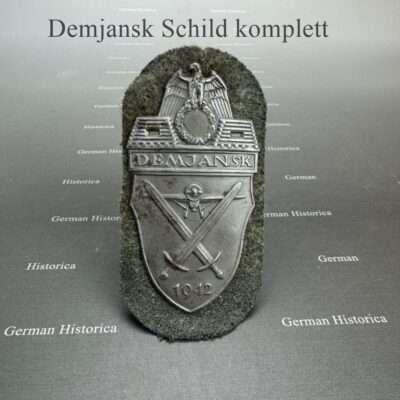 Orden Kiel Demjansk Russland Weltkrieg Schild 3 9