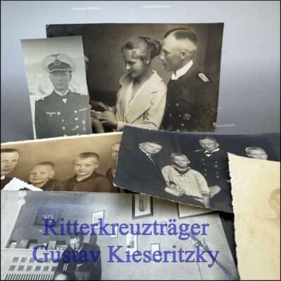 Ritterkreuzträger Gustav Kieseritzky Orden Wehrmacht Eisernes Kreuz Kiel, Militaria 18x1561