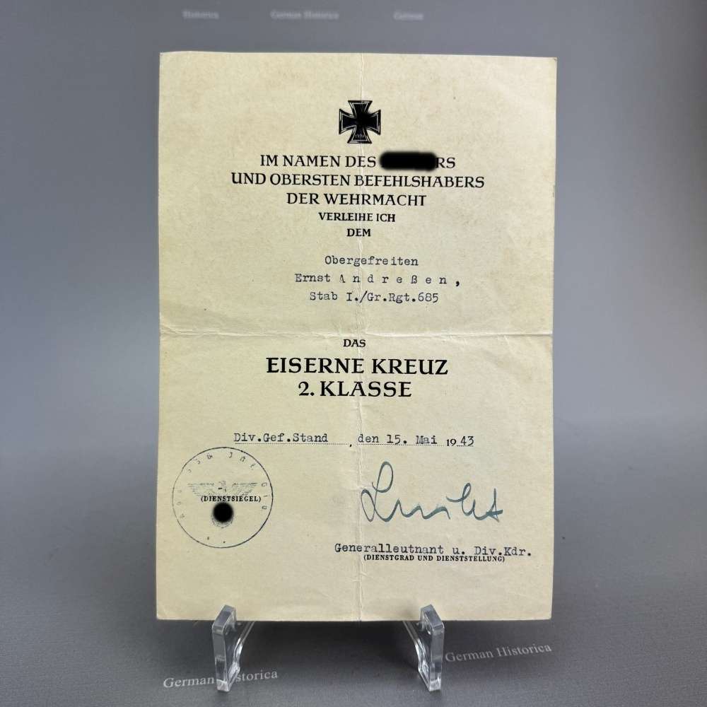 Urkunden, Soldbuch, Wehrpass Eisernes Kreuz, Ritterkreuz, Orden, Dolch, III. Reich, Ankauf Säbel Kiel , Schleswig Holstein, ankauf German historica 1914 51565