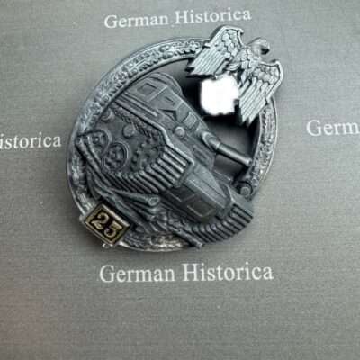 Panzerkampfabzeichen Silber 25 Einsatzzahl, G.B., 111561
