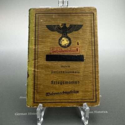 Wehrmacht, Soldbuch Kreigsmarine 111561