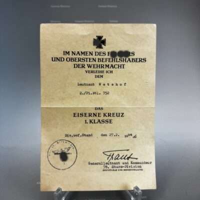 Wehrmacht, Traut, Eisernes Kreuz, Orden Ankauf Kiel 111561