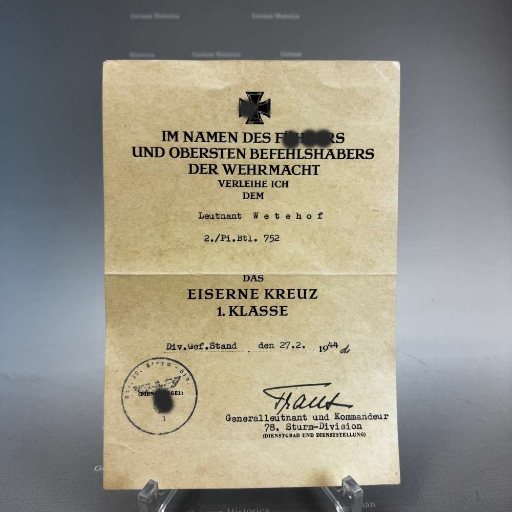 Wehrmacht, Traut, Eisernes Kreuz, Orden Ankauf Kiel 111561
