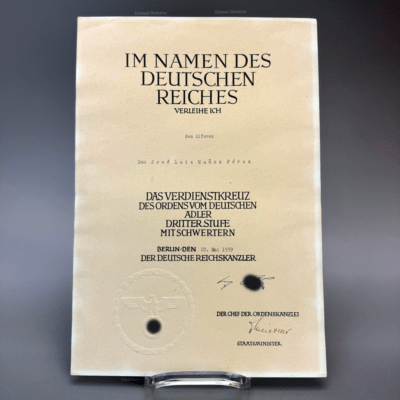 A. Legion Condor, Kriegsmarine, Reader, Urkunde Deutschland, Kiel, Kiel Ankauf15332121