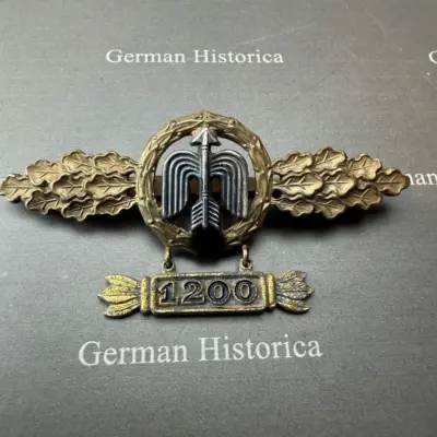 Frontflugspange Jäger Wehrmacht Heer Kiel Ankauf Eisernes Kreuz 05