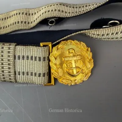 Uniform, Kreigsmarine Adler Bauchbinde Gürtel Ankauf Kiel07