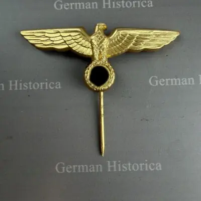 Kriegsmarine Mütze Metall Abzeichen Adler Uniform U Boot Kiel Ankauf05