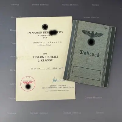 Wehrpass Eisernes Kreuz Kiel06