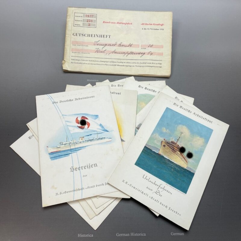 Nachlass KdF Reise Italien 1938 Wilhelm Gustloff