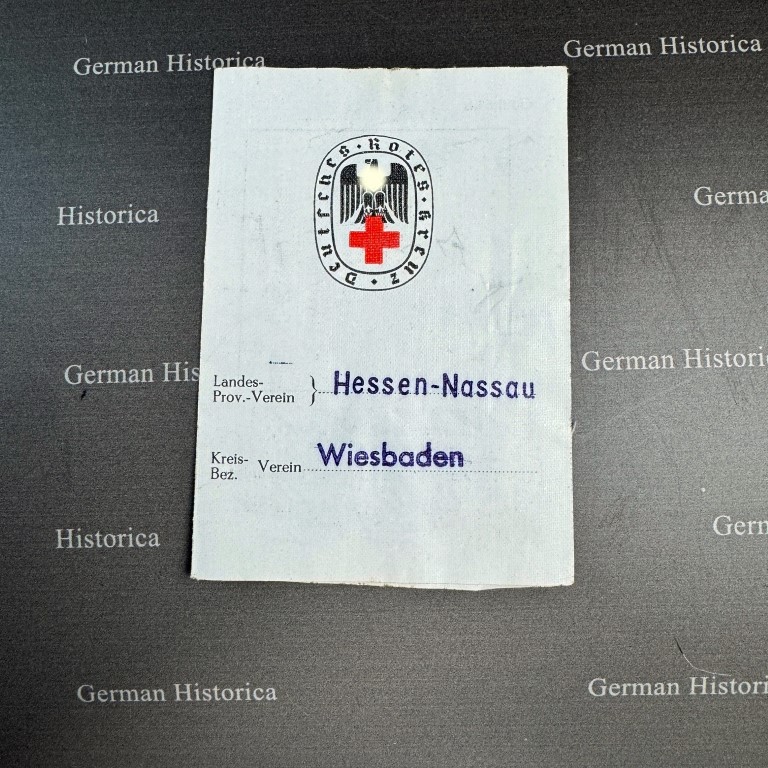 Ausweis Rotes Kreuz Hessen Nassau 1937