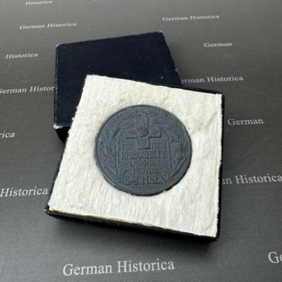 Sachsen Medaille für treue Kriegshilfe im Rotenkreuz im Etui