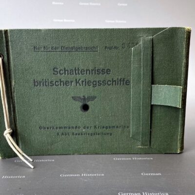 U-Boot Schiffs  ID Book Schattenrisse britischer Kriegsschiffe OKM